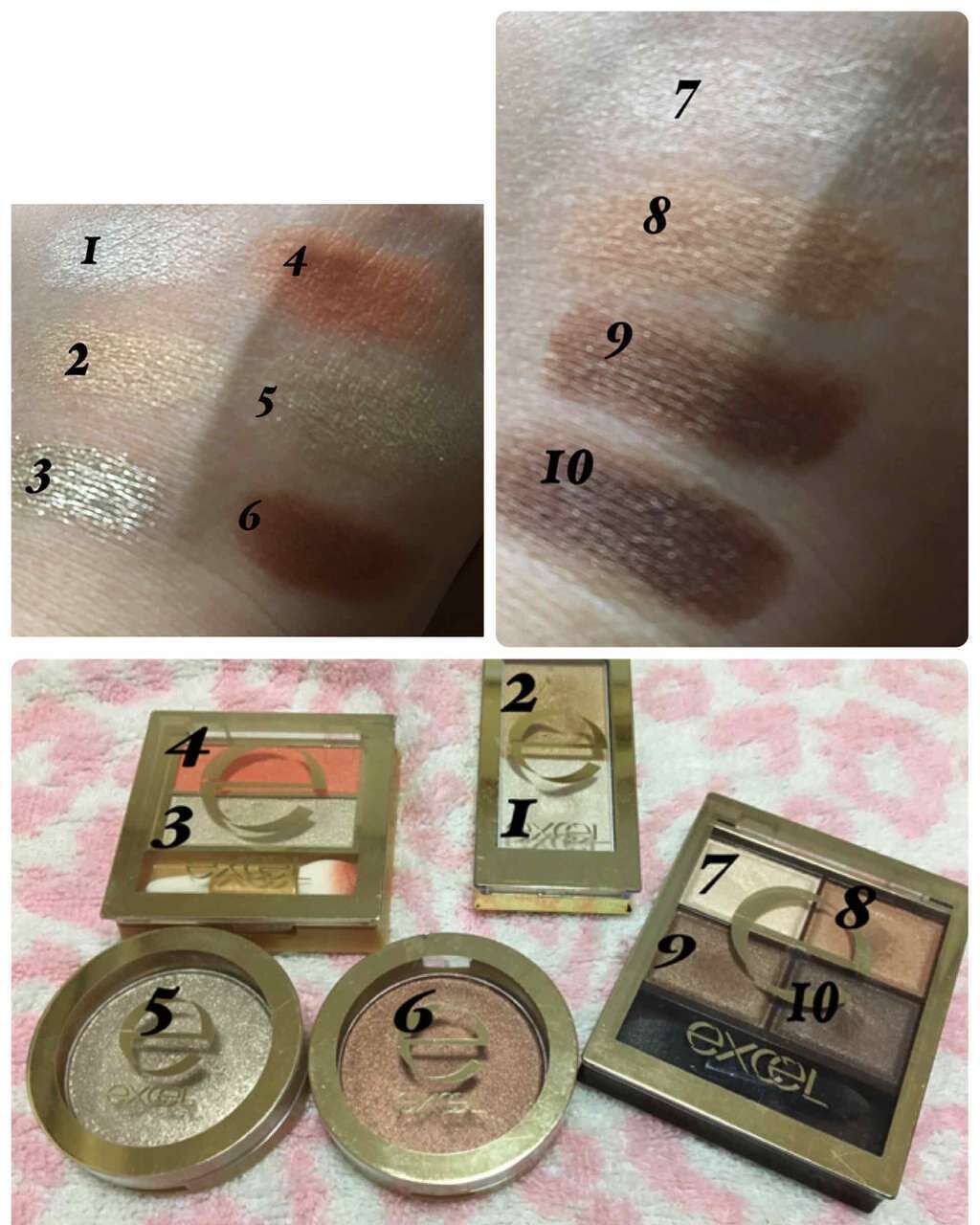 スキニーリッチシャドウ/excel/アイシャドウパレットを使ったクチコミ(2枚目)