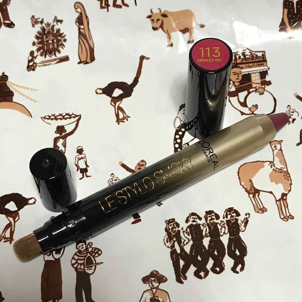 カラーリッシュルスティロスモーキー/ロレアル パリ/スティックアイシャドウを使ったクチコミ（2枚目）