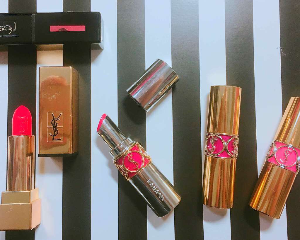 ルージュ ヴォリュプテ シャイン/YVES SAINT LAURENT BEAUTE/口紅を使ったクチコミ(1枚目)