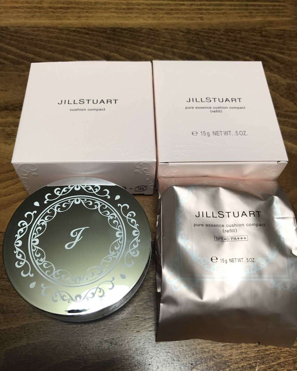 ピュアエッセンス クッションコンパクト/JILL STUART/クッションファンデーションを使ったクチコミ(1枚目)