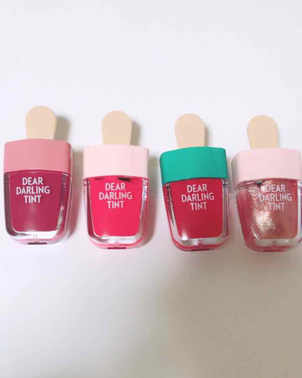 ディアダーリン ウォータージェルティント (アイスティント)/ETUDE/口紅を使ったクチコミ(2枚目)