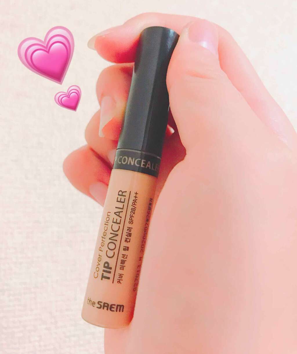 カバーパーフェクション チップコンシーラー/the SAEM/リキッドコンシーラーを使ったクチコミ(1枚目)