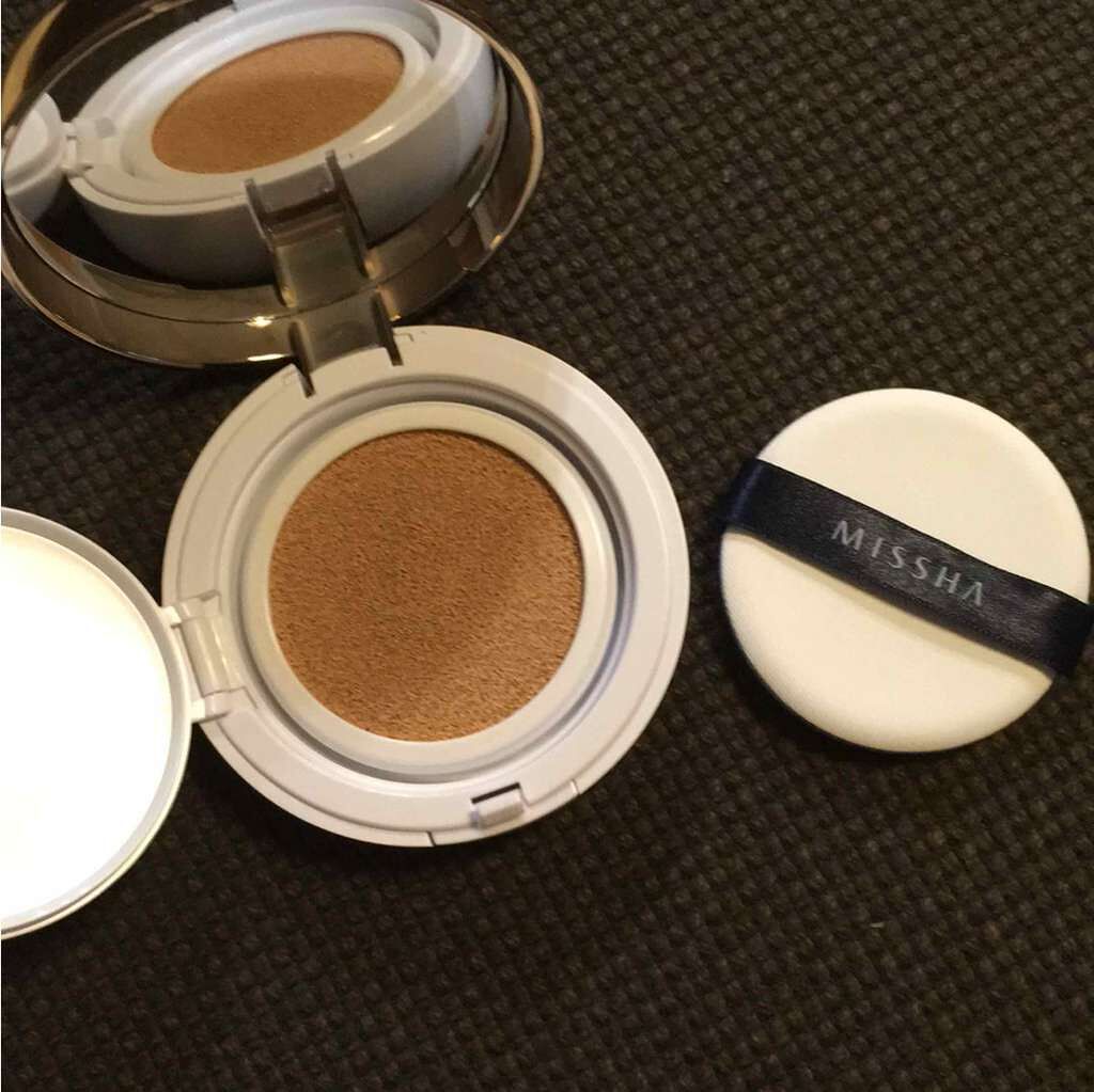 M クッション ファンデーション(モイスチャー)/MISSHA/クッションファンデーションを使ったクチコミ(2枚目)