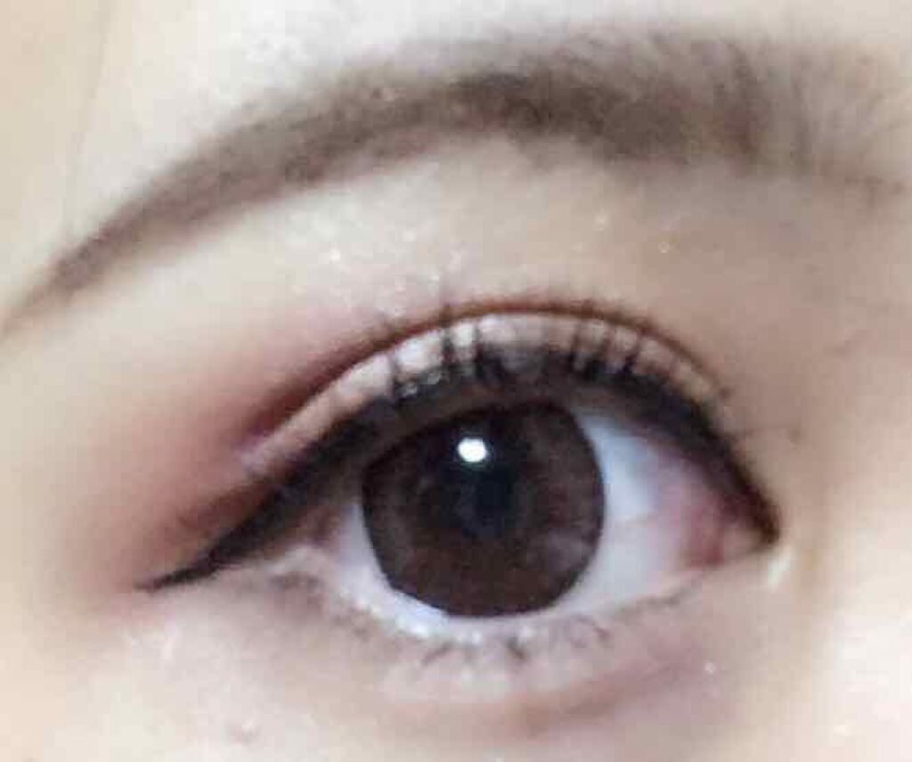 nakook 🐰 on LIPS 「秋アイメイクしました👏😆※写真は加工無しです。◌アイメイク·ア..」(1枚目)