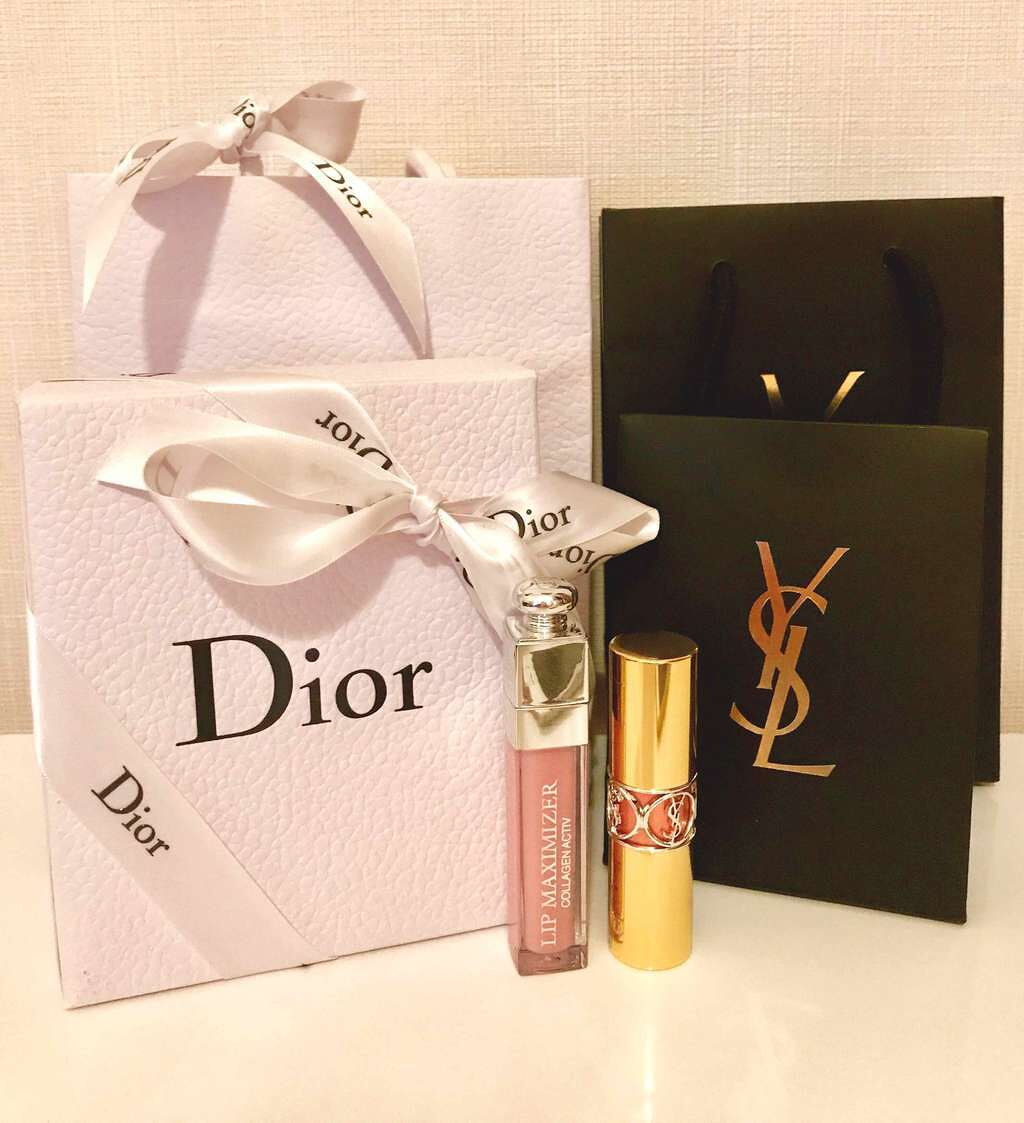 ルージュ ヴォリュプテ シャイン/YVES SAINT LAURENT BEAUTE/口紅を使ったクチコミ（1枚目）