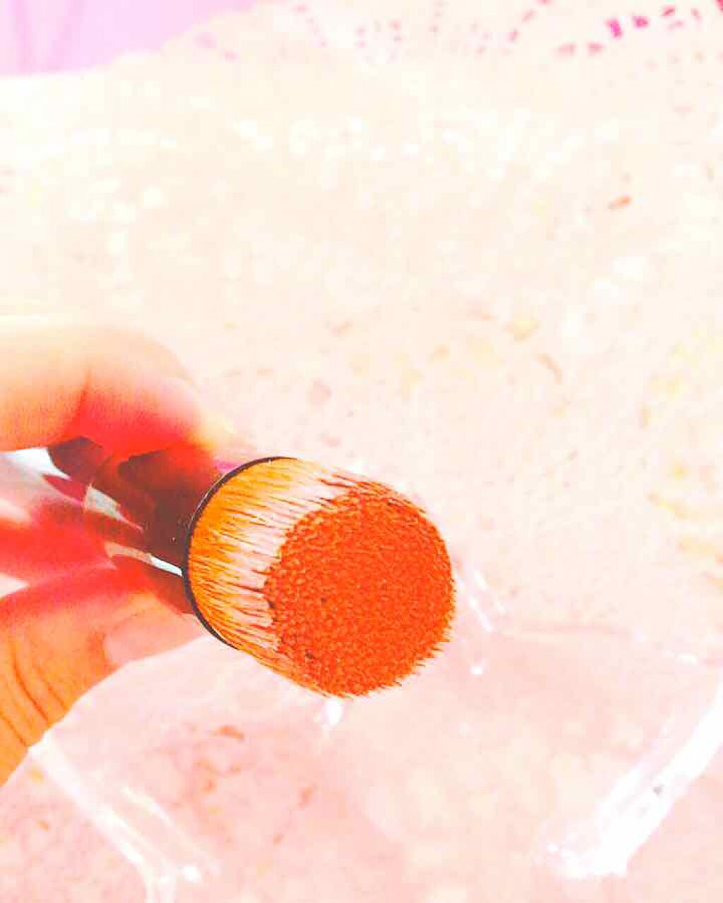 ファンデーション ブラシ 131　（専用ケース付き）/SHISEIDO/メイクブラシを使ったクチコミ（2枚目）