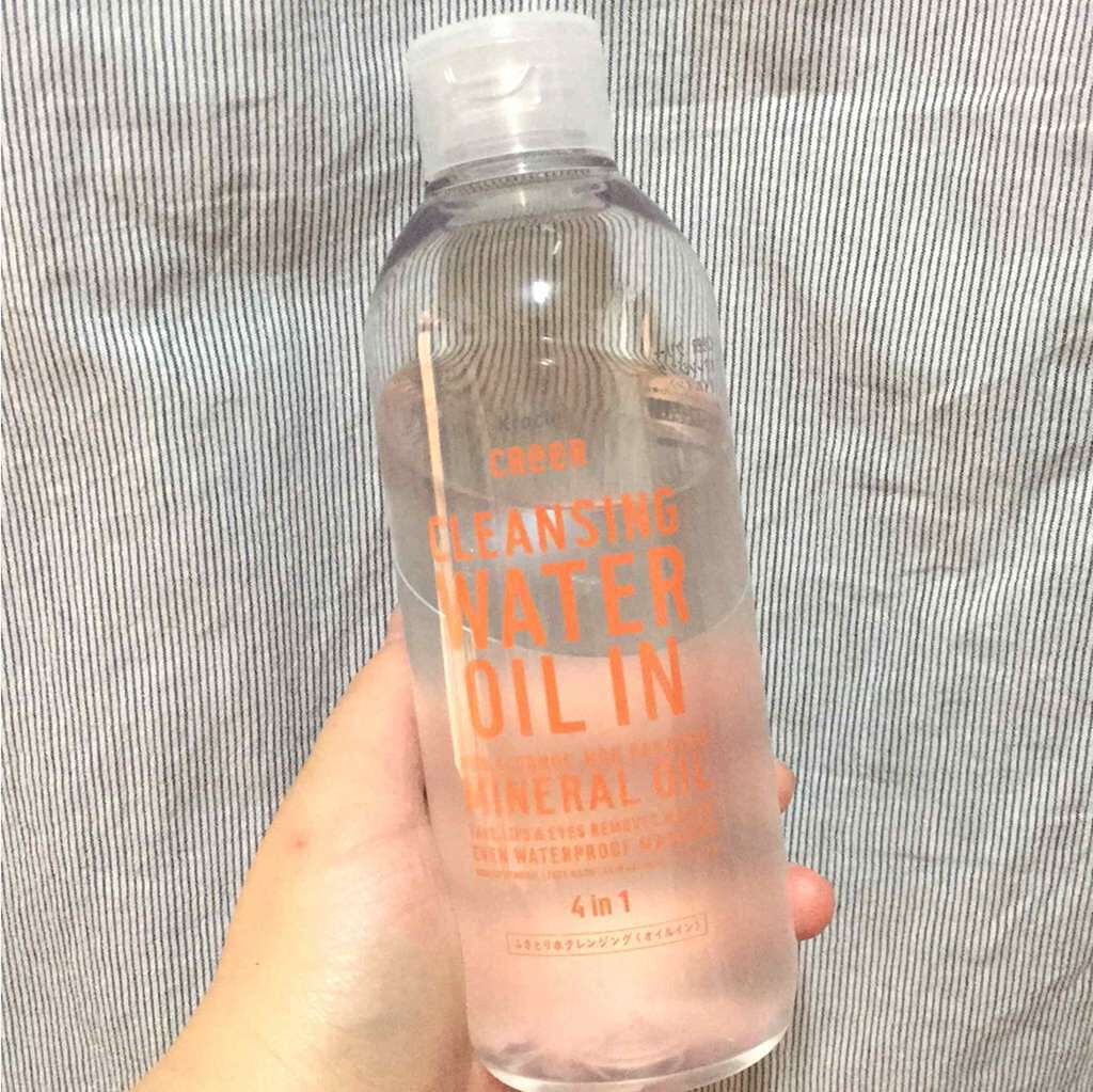 水クレンジング<オイルイン>/CReeR/化粧水を使ったクチコミ(1枚目)