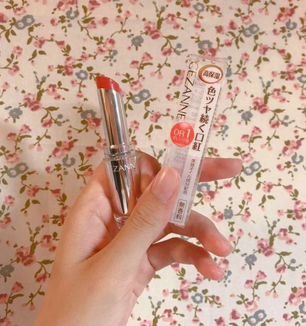 ラスティンググロスリップ/CEZANNE/口紅を使ったクチコミ(1枚目)