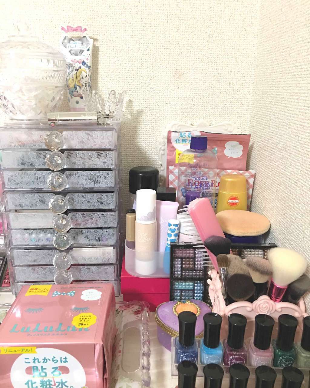 3段式クリアーケース/DAISO/その他化粧小物を使ったクチコミ(2枚目)