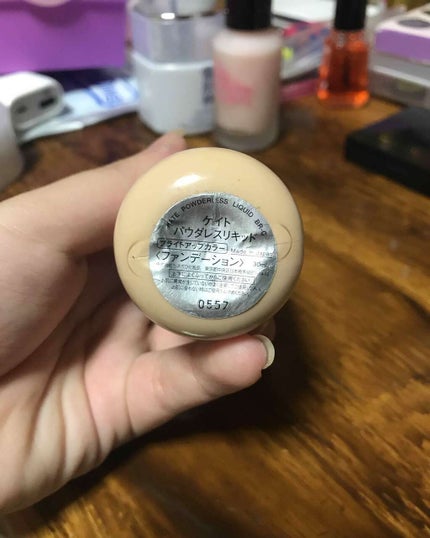 パウダレスリキッド/KATE/リキッドファンデーションを使ったクチコミ(2枚目)