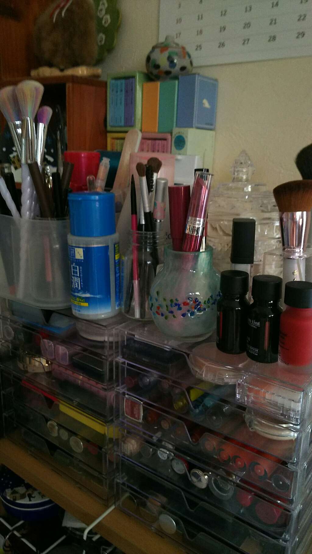 3段式クリアーケース/DAISO/その他化粧小物を使ったクチコミ(1枚目)