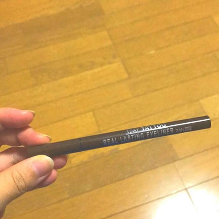 リアルラスティングアイライナー24hWP/K-パレット/リキッドアイライナーを使ったクチコミ(1枚目)
