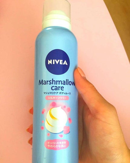 マシュマロケア ボディムース シルキーフラワー/ニベア/ボディローションを使ったクチコミ(1枚目)