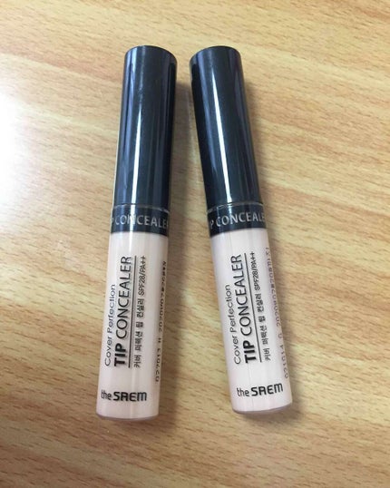 カバーパーフェクション チップコンシーラー/the SAEM/リキッドコンシーラーを使ったクチコミ(1枚目)