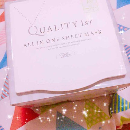 オールインワンシートマスク ホワイトEX/クオリティファースト/シートマスク・パックを使ったクチコミ(2枚目)