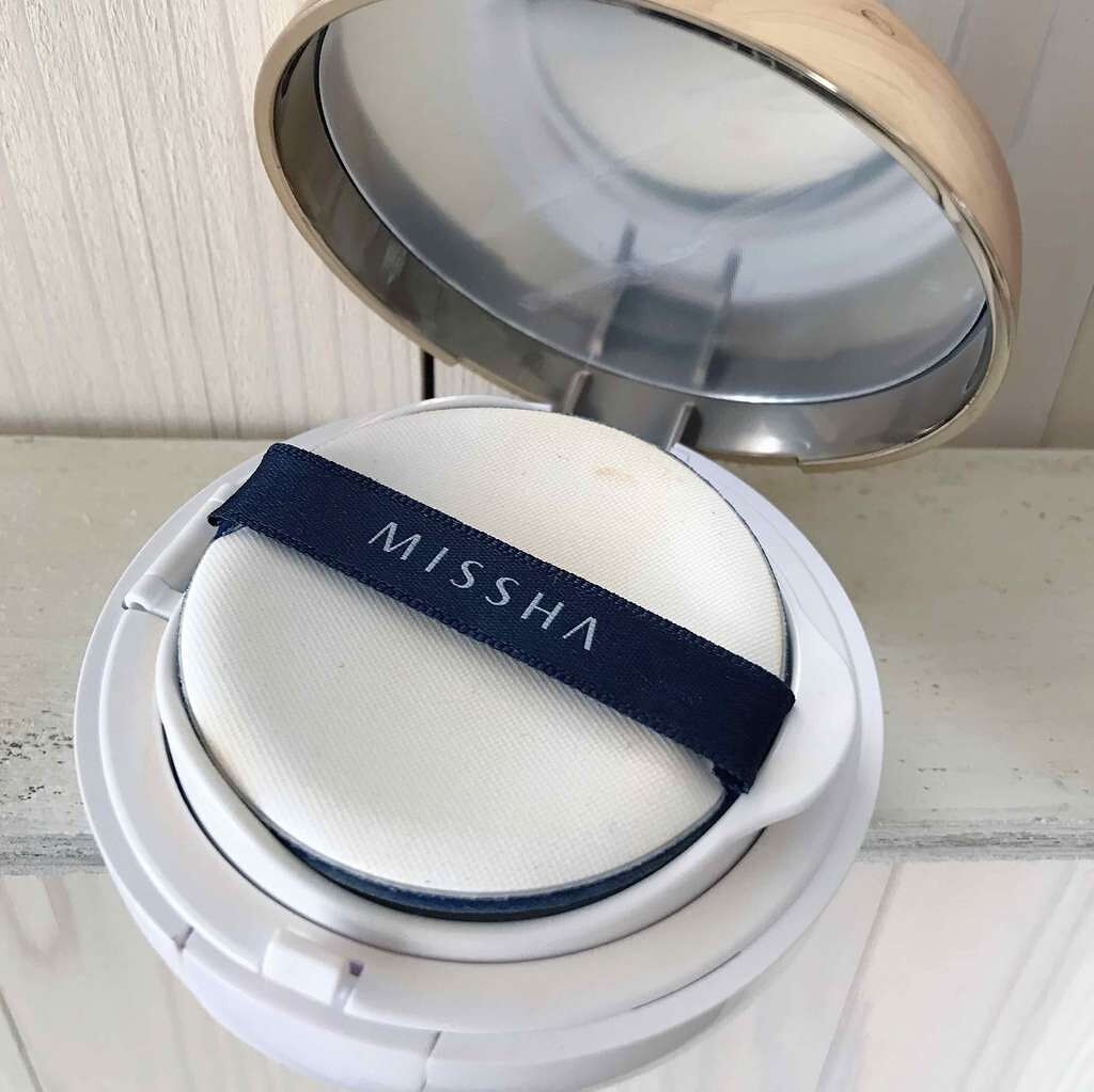 M クッション ファンデーション(モイスチャー)/MISSHA/クッションファンデーションを使ったクチコミ(3枚目)