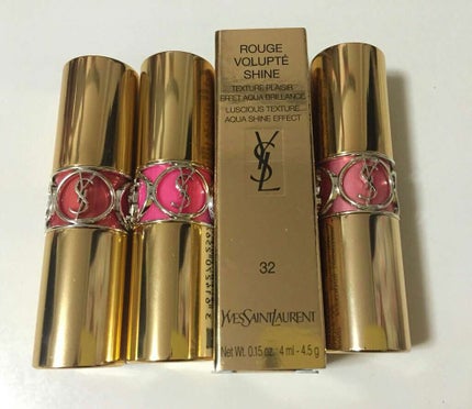 ルージュ ヴォリュプテ シャイン/YVES SAINT LAURENT BEAUTE/口紅を使ったクチコミ(1枚目)