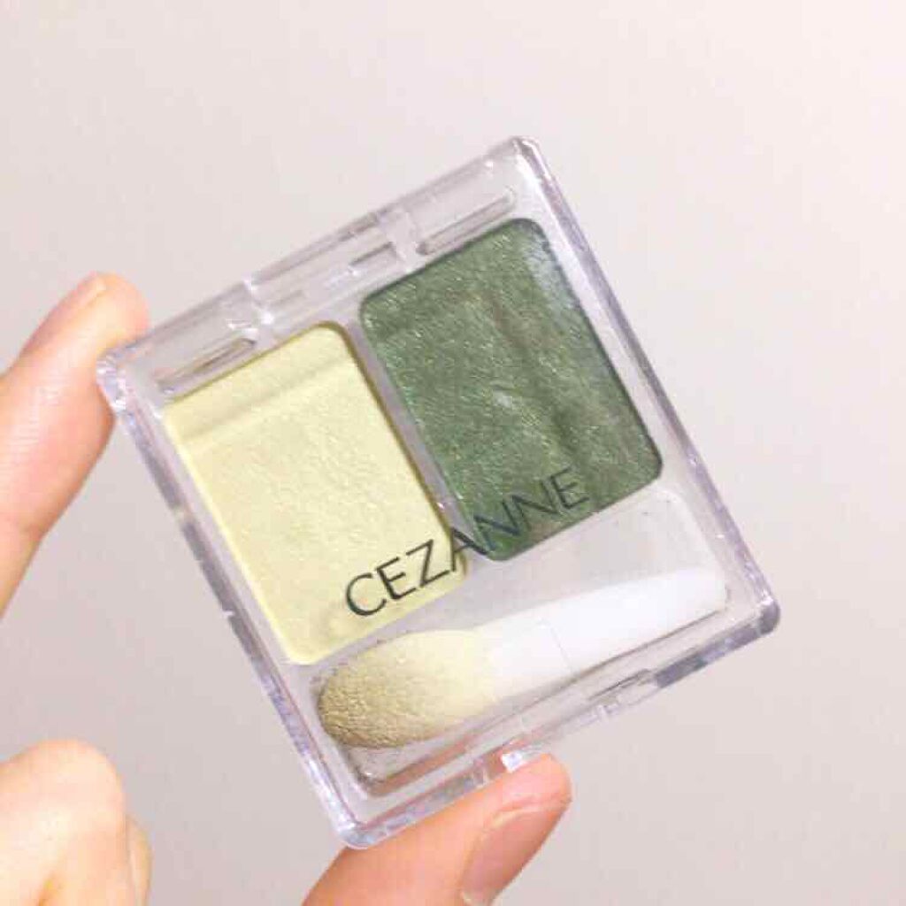 ツーカラー アイシャドウ ラメシリーズ/CEZANNE/アイシャドウパレットを使ったクチコミ(1枚目)