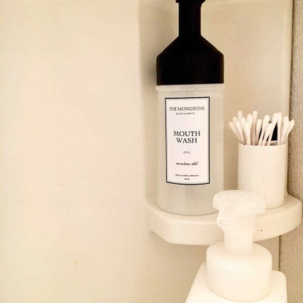 クリアクリーン クリアクリーン デンタルリンス ソフトミントのクチコミ「それと最近しっくり来た100均商品。
いつもマウスウォッシュの大きさに
イライラしてました。
.....」(1枚目)