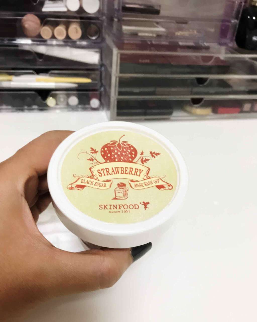 アラフィフっす💋 on LIPS 「☆スキンフードブラックシュガーストロベリーマスクウォッシュオフ..」(1枚目)