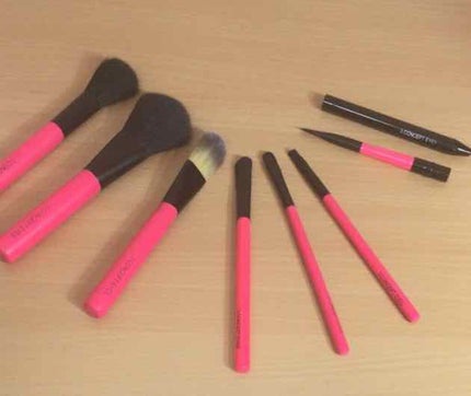 3CE MINI MAKEUP BRUSH KIT/3CE/メイクブラシを使ったクチコミ(4枚目)