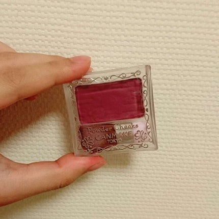 【旧品】パウダーチークス/キャンメイク/パウダーチークを使ったクチコミ(1枚目)