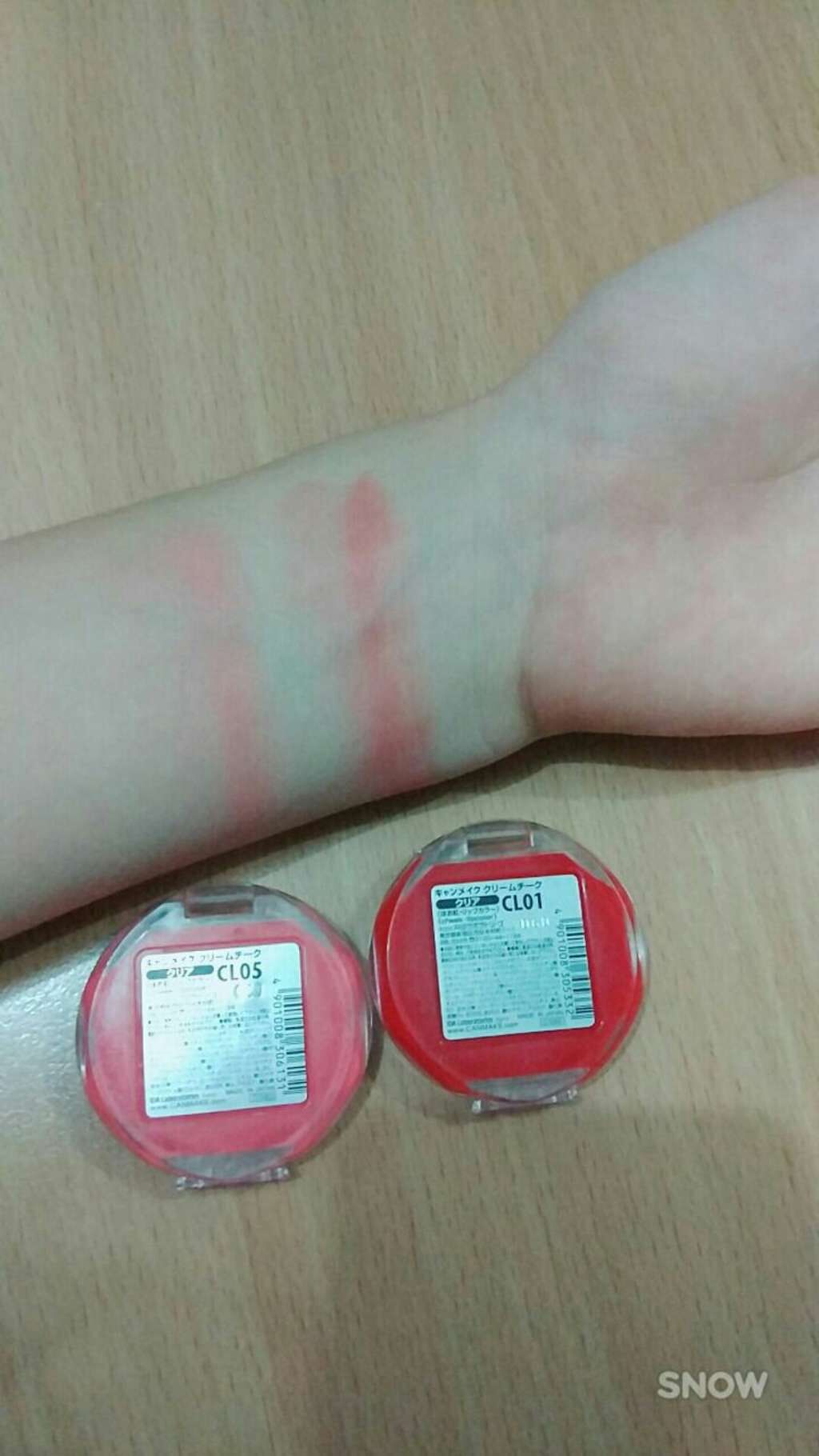 クリームチーク/キャンメイク/ジェル・クリームチークを使ったクチコミ（2枚目）