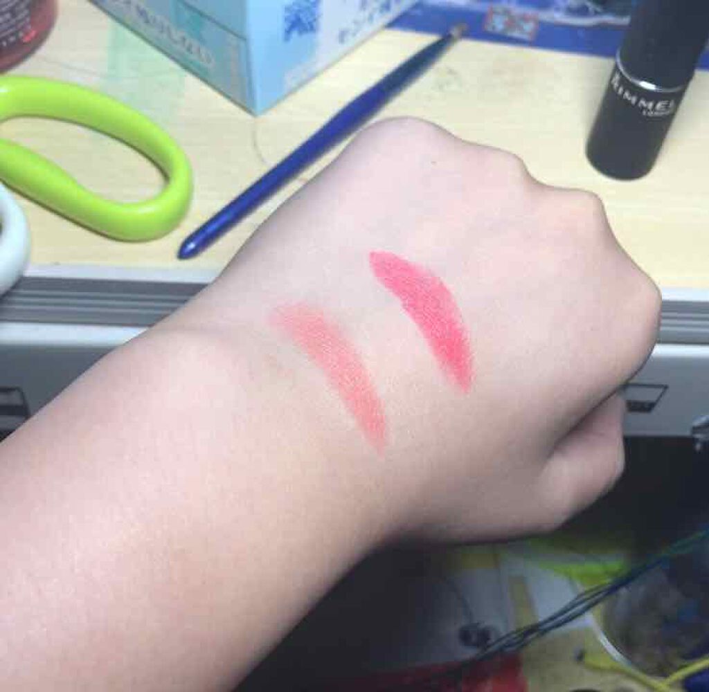 マシュマロルック リップスティック/リンメル ロンドン/口紅を使ったクチコミ（3枚目）