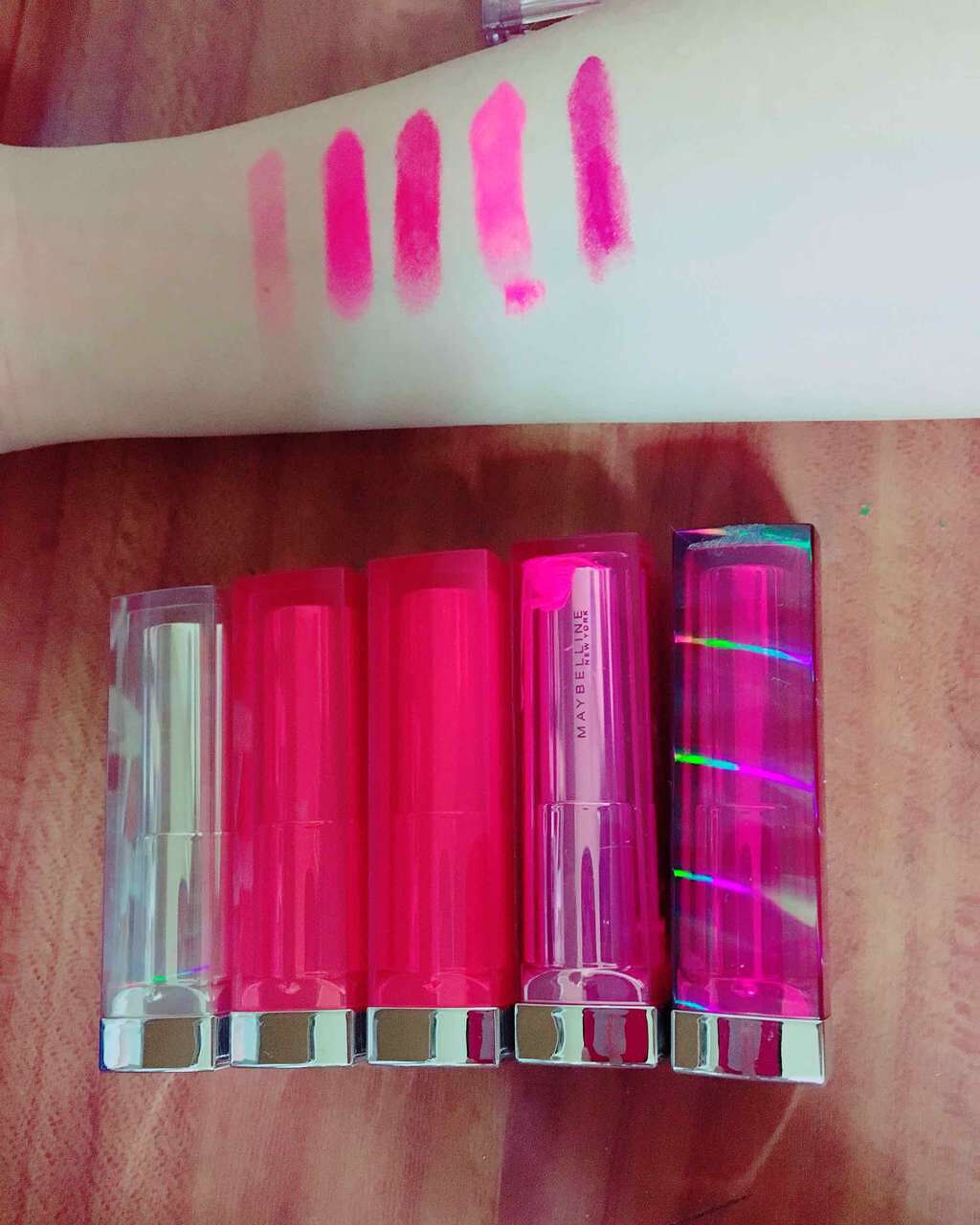 カラーセンセーショナル リップスティック A /MAYBELLINE NEW YORK/口紅を使ったクチコミ(1枚目)