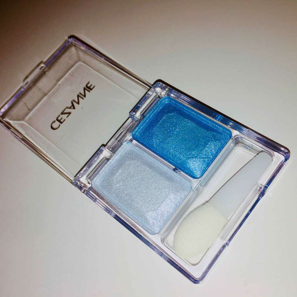 ツーカラー アイシャドウ ラメシリーズ/CEZANNE/アイシャドウパレットを使ったクチコミ(1枚目)