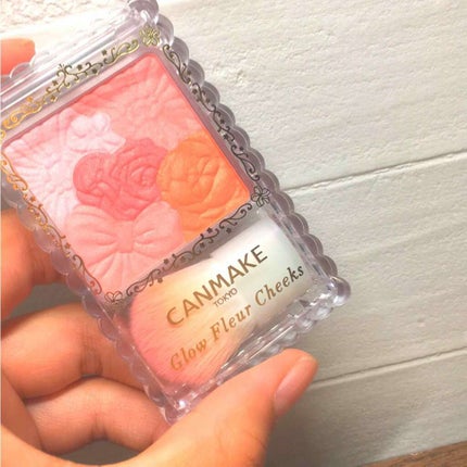 グロウフルールチークス/キャンメイク/パウダーチークを使ったクチコミ(1枚目)