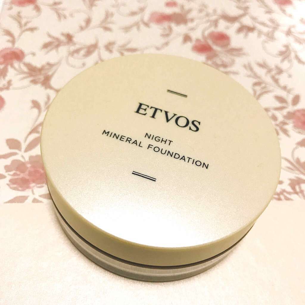 エトヴォス ナイトミネラルファンデーションのクチコミ「🌸 #etvos #ナイトミネラルファンデーション

💄 5g

✏️ 
#エトヴォス の #.....」（2枚目）