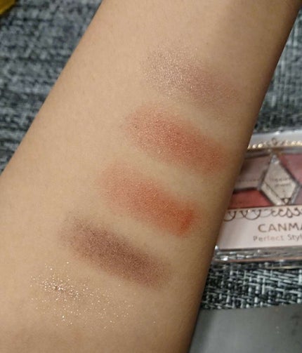 【旧品】パーフェクトスタイリストアイズ/キャンメイク/アイシャドウパレットを使ったクチコミ(3枚目)