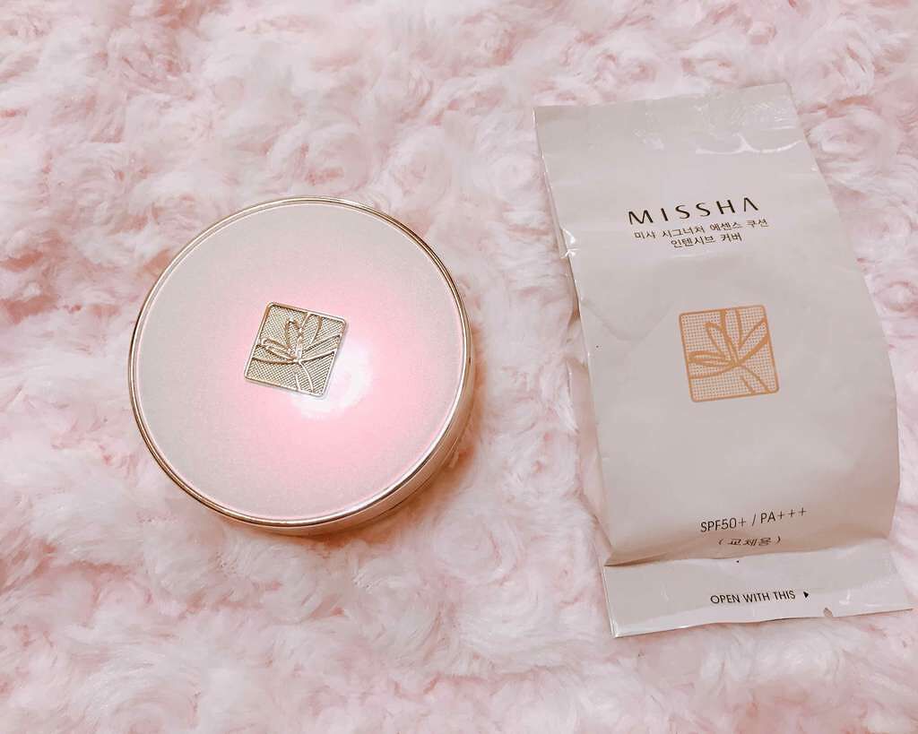 シグネチャー エッセンス クッション ファンデーション インテンシブカバー/MISSHA/クッションファンデーションを使ったクチコミ(1枚目)