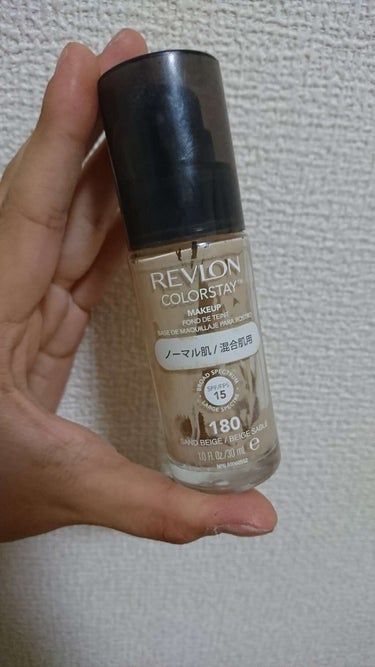 カラーステイ メイクアップ/REVLON/リキッドファンデーションを使ったクチコミ（1枚目）