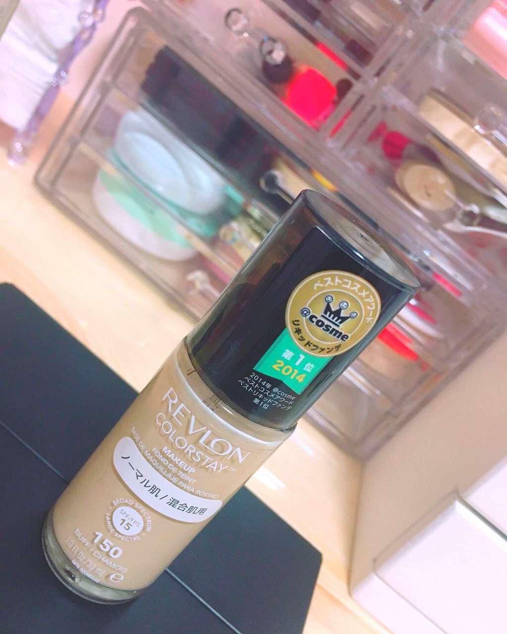 カラーステイ メイクアップ/REVLON/リキッドファンデーションを使ったクチコミ(1枚目)