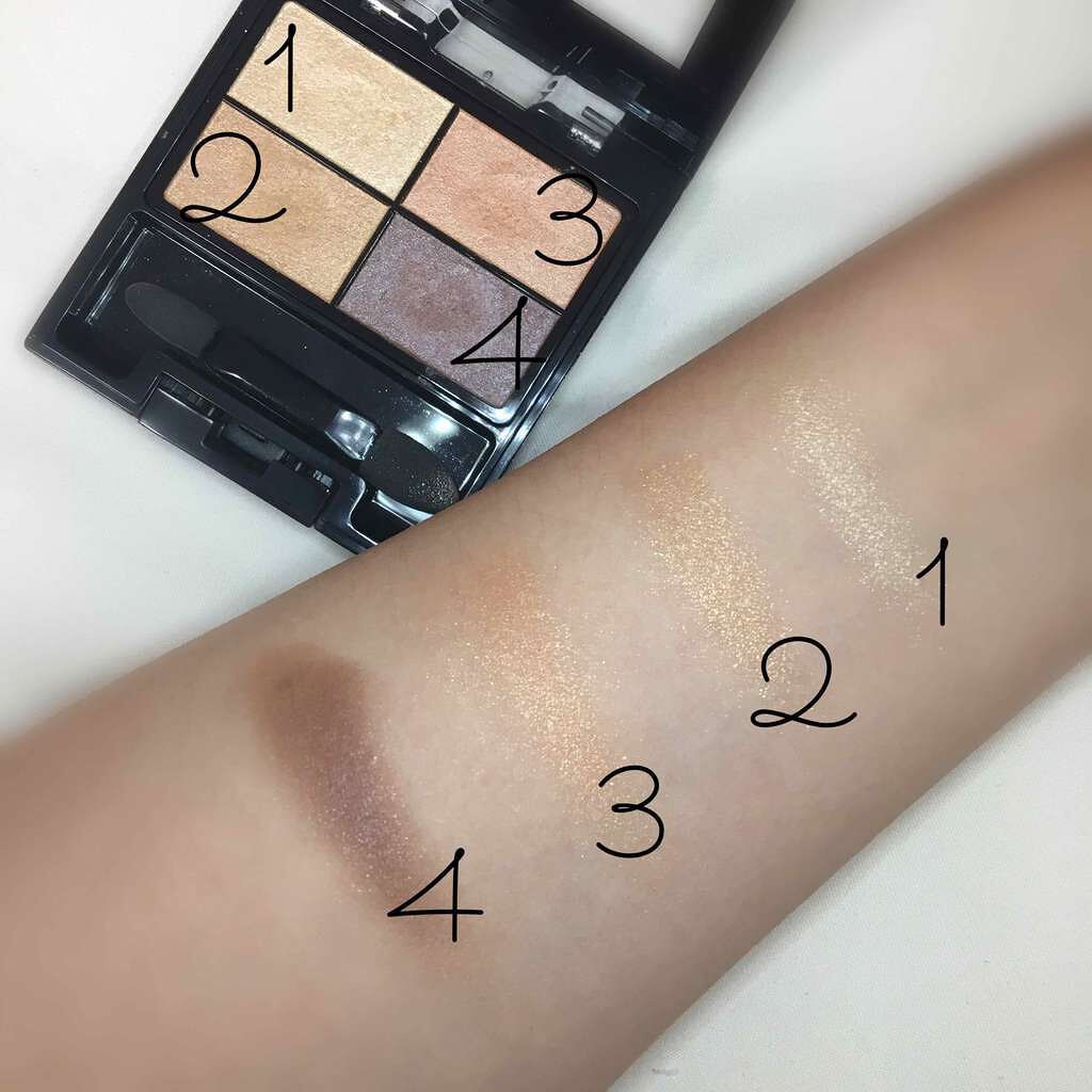 アイグロー シャドウ クワッド N/REVLON/アイシャドウパレットを使ったクチコミ(2枚目)