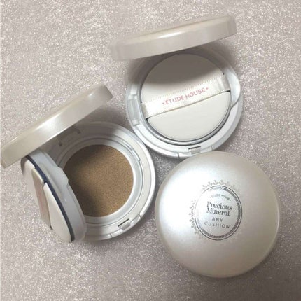 プレシャスミネラル エニークッション SPF50+/PA+++/ETUDE/クッションファンデーションを使ったクチコミ(1枚目)