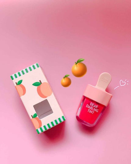 ディアダーリン ウォータージェルティント (アイスティント)/ETUDE/口紅を使ったクチコミ(1枚目)