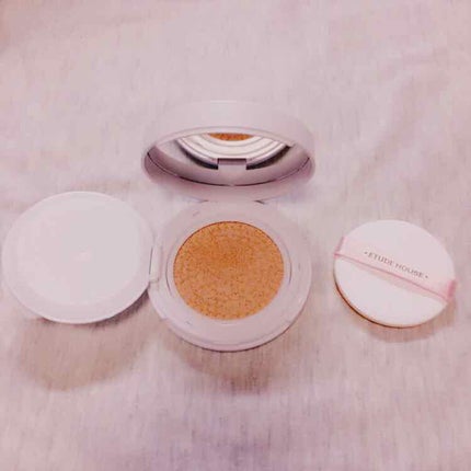 エニークッション オールデイパーフェクト/ETUDE/クッションファンデーションを使ったクチコミ(2枚目)