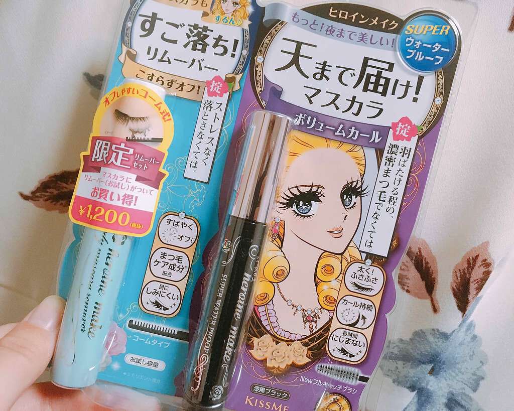 ロング&カールマスカラ&リムーバー L18/ヒロインメイク/メイクアップキットを使ったクチコミ(1枚目)