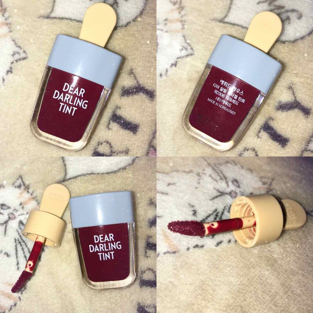 ディアダーリン ウォータージェルティント (アイスティント)/ETUDE/口紅を使ったクチコミ(1枚目)