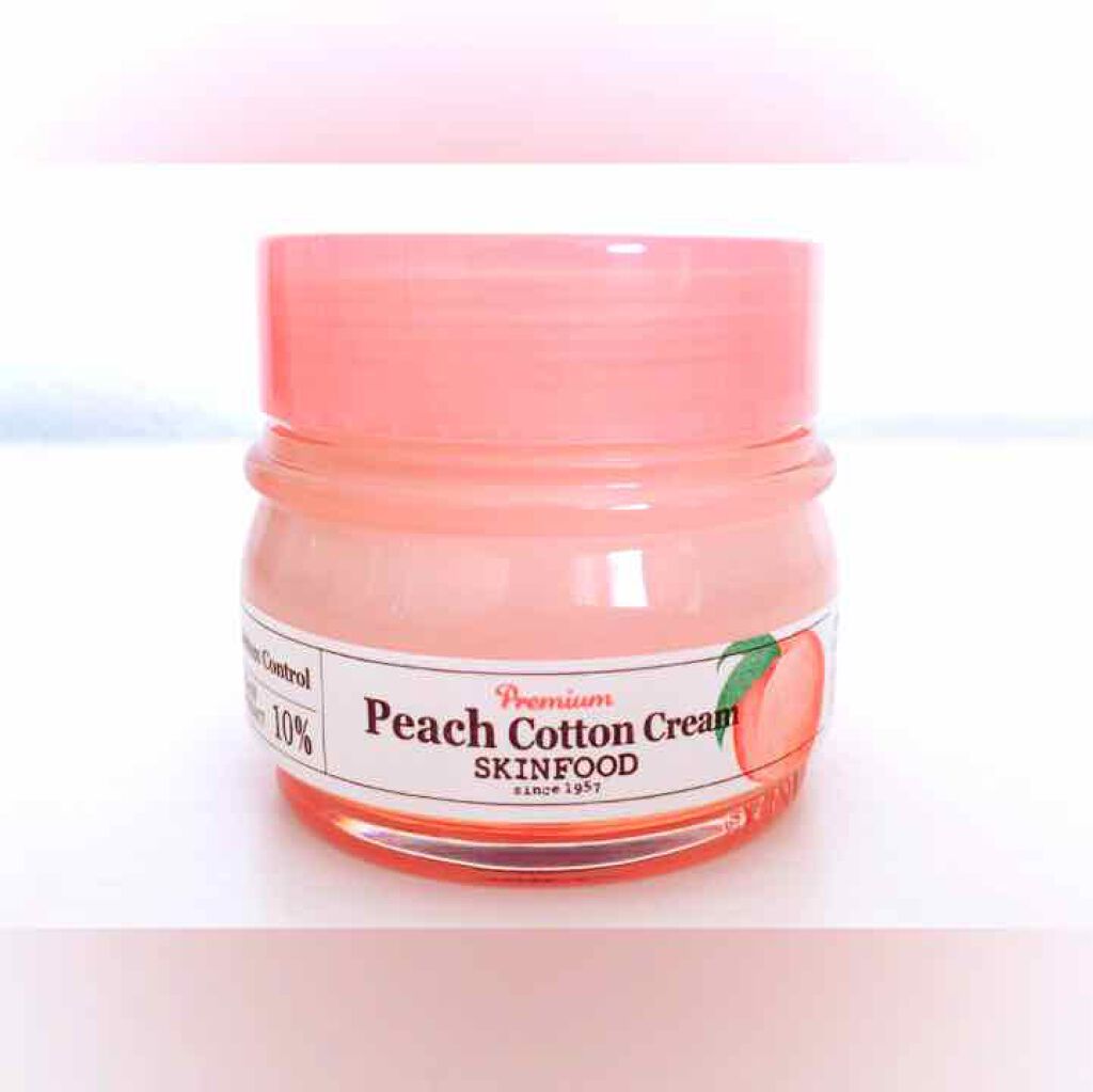 ピーチコットン クリーム/SKINFOOD/フェイスクリームを使ったクチコミ（1枚目）