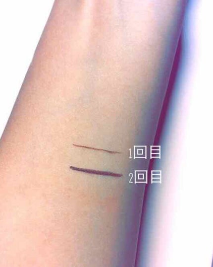 スーパーシャープライナーEX/KATE/リキッドアイライナーを使ったクチコミ(3枚目)