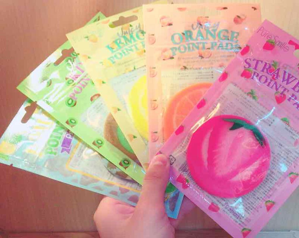 ジューシーフルーツ ポイントパッド ストロベリー/Pure Smile/レッグ・フットケアを使ったクチコミ(1枚目)