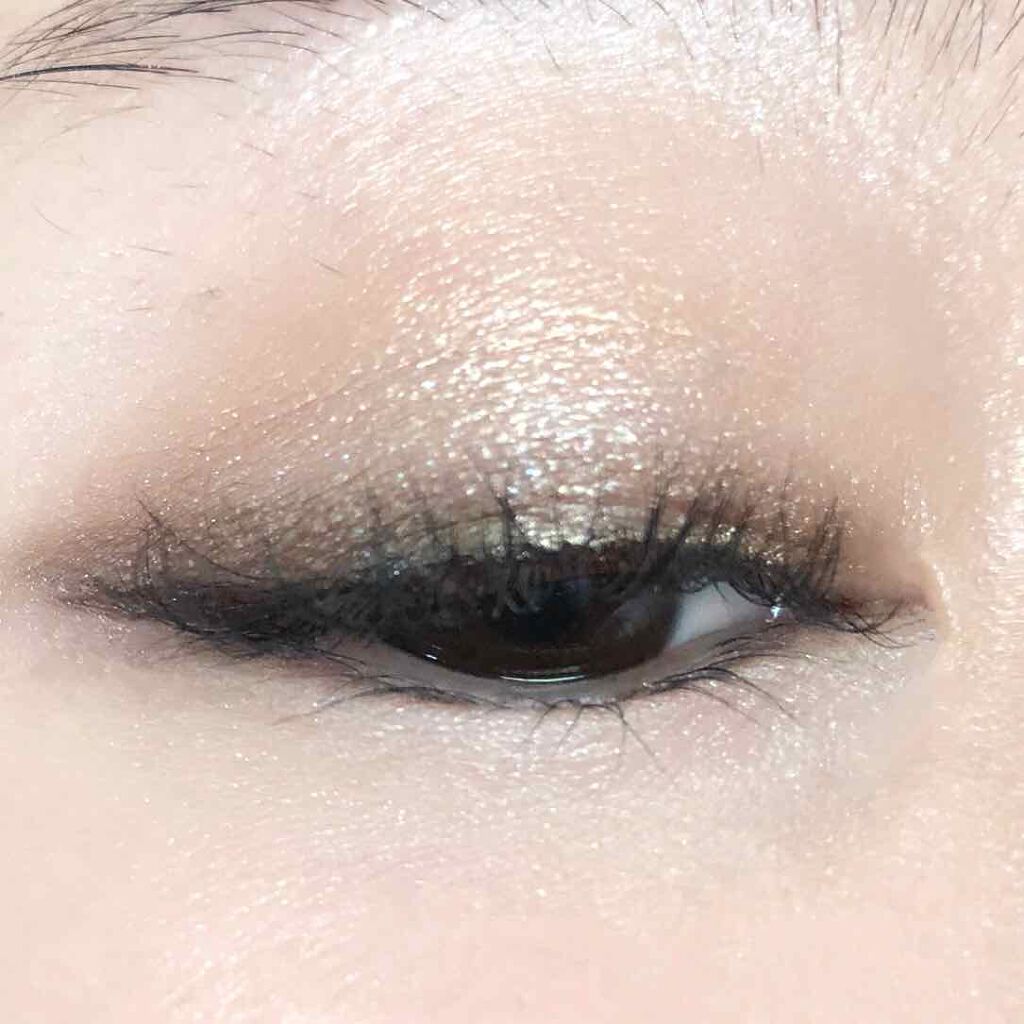 限定 リアルラスティング グリッターシャドウ/K-パレット/単色アイシャドウを使ったクチコミ(3枚目)