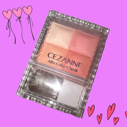 ミックスカラーチーク/CEZANNE/パウダーチークを使ったクチコミ(1枚目)