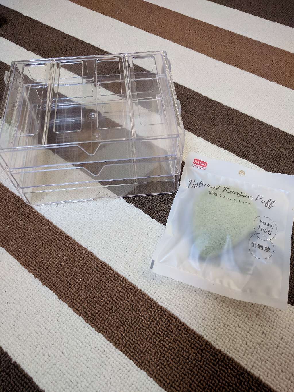 3段式クリアーケース/DAISO/その他化粧小物を使ったクチコミ(1枚目)