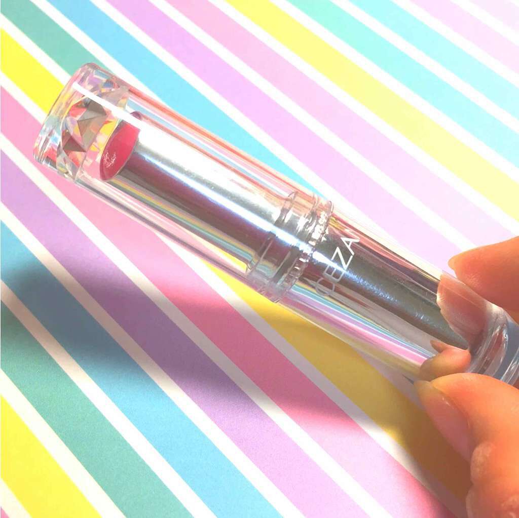 ラスティンググロスリップ/CEZANNE/口紅を使ったクチコミ（1枚目）