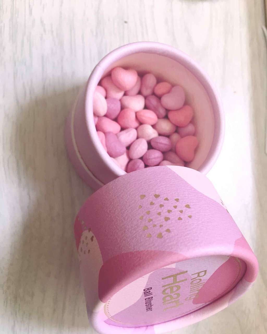 ローリングハートボールチーク/MISSHA/パウダーチークを使ったクチコミ(1枚目)